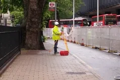 Földmérő kalkulátor eredmány kijelzője